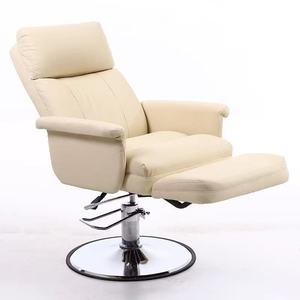 Fauteuil de beauté inclinable noir K avec repose-pieds et base hydraulique pour salon de beauté - Product Image 3