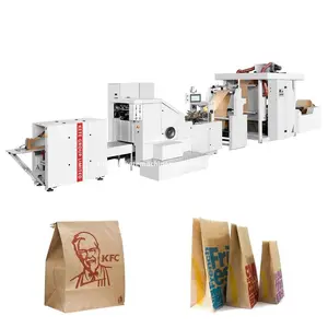 Automatic Paper Bag Making Machine Paper Pouch Machine With Printing