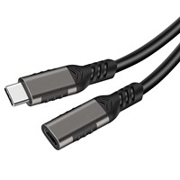 Cable de extensión USB C, extensor USB C de nailon, cable macho a hembra tipo C, carga y transferencia, compatible con PSVR2/iPad Pro/iPhone