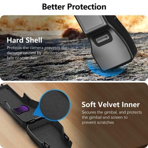 AMAZEAR Pocket 3 Gimbal Display & Audio Port Shield - Lightweight, Snap-On ABS Protective <b>Cover</b>, Easy Install - Product Image 4