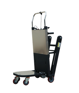 Chariot électrique tout-terrain pour escaliers : certifié CE, rampe pliable et plateforme en acier avec grandes roues - Product Image 1