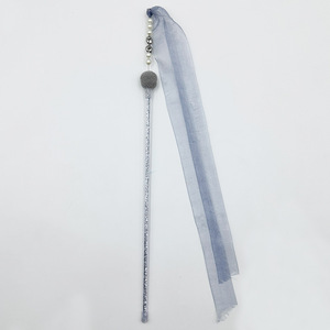 Nouveau bâton de chatouillage pour chat avec ruban, long bâton jouet pour chat, dispositif d'amusement et de divertissement pour chat avec clochette sonore - Product Image 5