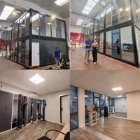 Bureau Conteneur de Luxe, Bâtiment Modulaire, Conteneur Portable, Bureau Préfabriqué, Espace de Travail, Solution Commerciale Personnalisée