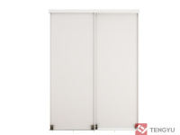 Système de porte de grange moderne avec miroir coulissant pour intérieur de porte de placard Bypass vente en gros