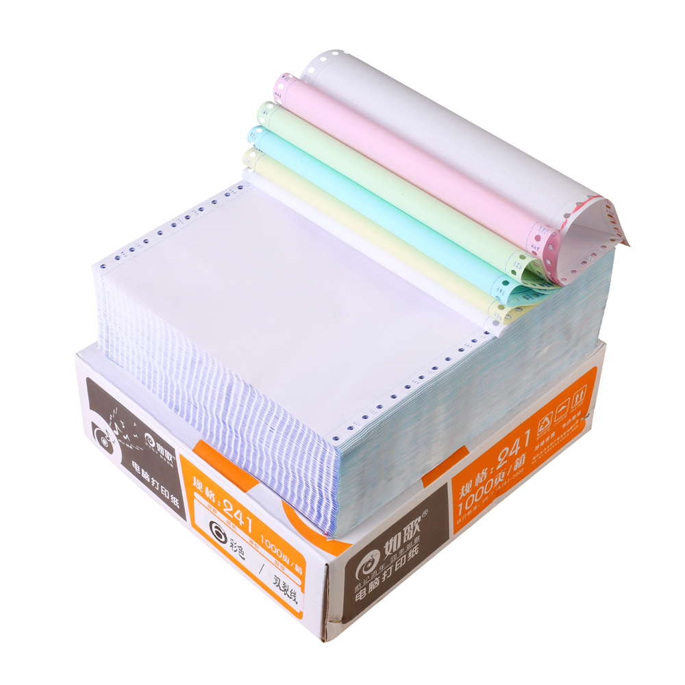 NCR Carbonless Paper Copy Paper Printed by matrix Printer