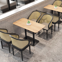 Catering, tables et chaises pour collations, desserts, restaurant de thé, salon de thé, chaises commerciales, canapé de restaurant sur mesure