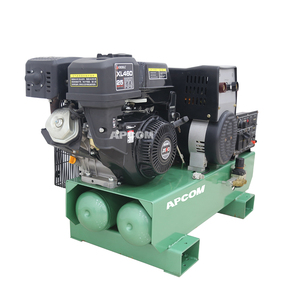 เครื่องกำเนิดไฟฟ้าแบบพกพาขนาด 10KVA ใช้เชื้อเพลิงเบนซิน พร้อมเครื่องอัดอากาศและเครื่องเชื่อมในตัว  กำลังลม 250 ลิตร/นาที ระบบระบายความร้อนด้วยอากาศ - Product Image 2