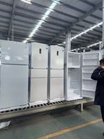 Réfrigérateur domestique OEM 256L avec réfrigération en haut et congélation en bas, congélation douce, réfrigérateur intelligent d'usine