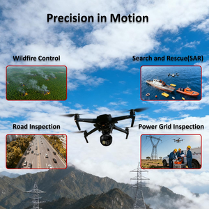 Carga Útil para Drones |    Módulo de Cámara <span class=keywords><strong>con</strong></span> <span class=keywords><strong>Zoom</strong></span> Óptico de 10X y 4MP |   Ultra Starlight |   Ligero |   Preparado para IA |   Soporte para MIPI/Red IP - Product Image 5