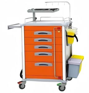 High Quality Mainstream Multifunctional Mobile Nursing <strong>Cart</strong> TPR Wheels Ball Bearing Track for Drug Delivery Anesthesia <strong>Carts</strong> - Product Image 4