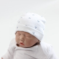 Juego de 3 Gorros de Algodón para Bebé Recién Nacido, Unisex, para Todas las Estaciones, Color Caramelo, Ecológicos, con Diseño de León y Oso, para Niñas y Niños