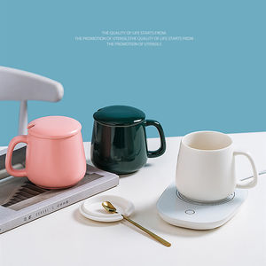 Tasse nordique moderne en céramique 10oz, Logo personnalisé, bleu, rose, blanc, pour thé et café - Product Image 6