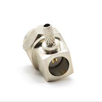 Conectores RF, Conector Macho F para Sistemas CCTV de 75Ω, Conectores Coaxiales RF de Acoplamiento por Tornillo