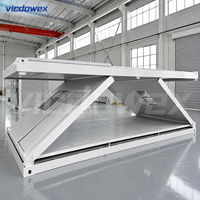 Bâtiment de bureau préfabriqué modulaire pliable de type Z, résistant aux tremblements de terre, contemporain, blanc, en conteneurs, pour camp de travailleurs