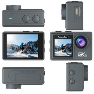 Caméra d'action étanche <span class=keywords><strong>5K</strong></span>, double écran, grand angle 170°, stabilisation anti-tremblement, prise en charge du Wi-Fi, pour utilisation en extérieur, étanche jusqu'à 30m - Product Image 5