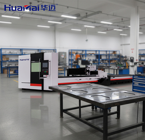 เครื่องตัดเลเซอร์แบบเอียงสำหรับแผ่นโลหะ ตัดเอียงได้ 45 องศา ระบบไฟเบอร์เลเซอร์ ระบายความร้อนด้วยน้ำ 5 แกน CNC 12 กิโลวัตต์ 100-150 เมตร/นาที รองรับ AI/BMP - Product Image 1