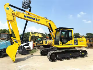 Excavadora usada sobre orugas grande KOMATSU de 24 toneladas lista para enviar con motor central y componentes de bomba a la venta - Product Image 6
