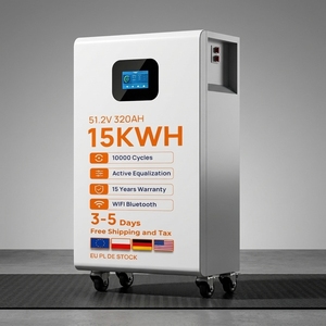 Pack de batteries lithium-ion 51,2 V 300 Ah Mimkhc 15 kWh, tout-en-un, empilable, rechargeable, LiFePO4, IP55, 20 kW, 30 kW, ESS - Product Image 1