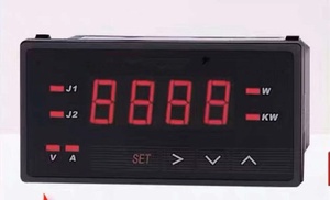 Cao và thấp giới hạn tiếp sức Bảng điều khiển đồng hồ Ampe kế Vôn kế hiển thị kỹ thuật số thông minh DC Power Meter với relay điều khiển - Product Image 2