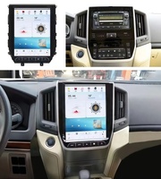 Radio de Coche Android con Pantalla Táctil IPS de 12.1'', Reproductor de DVD Multimedia Estéreo, GPS para Toyota Land Cruiser LC200 2016-2018