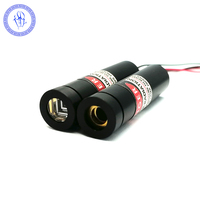 Module de Diode Laser, verte, avec pilote, 3-5v, 405nm, 10mW, ligne à points bleus violets