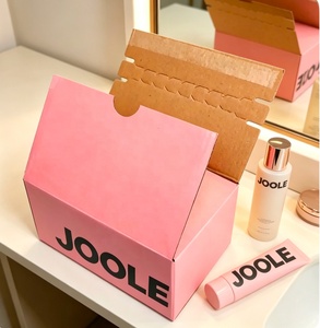 Cajas de Envío Corrugadas con Tira de Apertura JOOL Impresas Personalizadas |   Envases Cosméticos Ecológicos para Pequeñas Empresas - Product Image 1