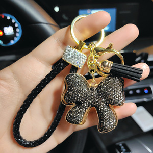 Llavero de Aleación de Zinc con Diseño de Lazo de Diamantes Metálicos, Personalizado en 3D, Elegante, Nuevo y de Alta Gama para Promoción 2025 - Product Image 3