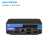 Mini PC DIXIANG Intel N3150 al por Mayor, Mini PC para Juegos, DDR3 8GB Win11 Pro, Mini Computadora Industrial