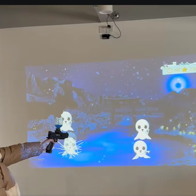 Various Ball Kicking and Tennis Playing Simulator Sports Training Device interactive sport training Vr games factory supply