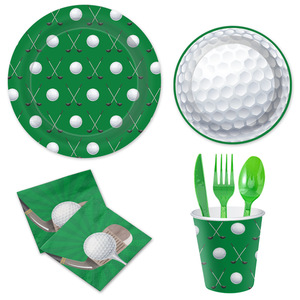 Articles <span class=keywords><strong>de</strong></span> fête sur le thème du golf 3D avec chemins <span class=keywords><strong>de</strong></span> <span class=keywords><strong>table</strong></span>, assiettes en forme <span class=keywords><strong>de</strong></span> balle, serviettes et ensemble <span class=keywords><strong>de</strong></span> vaisselle pour décorations <span class=keywords><strong>de</strong></span> fête d'anniversaire sur le thème du golf - Product Image 3