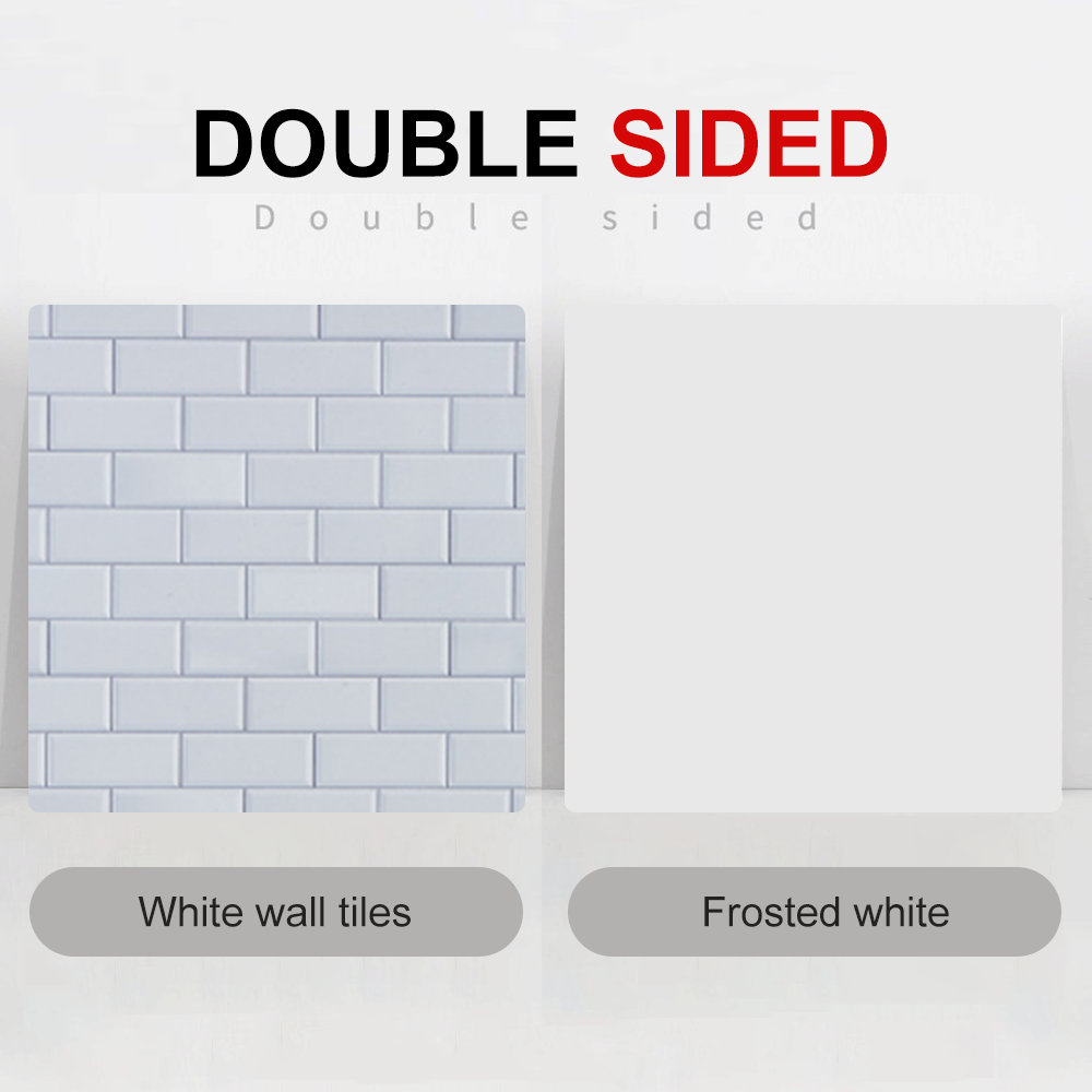 #18 carreaux de mur blancs/blanc givré