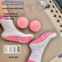 Chaussettes de yoga personnalisées haut de gamme, conçues avec des styles de qualité supérieure, chaussettes de yoga de sport confortables