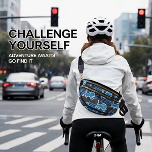 Outdoor Fanny Pack All <strong>Over</strong> Printing Sports Chest Crossbody <strong>Bag</strong> Travel <strong>Shoulder</strong> Oem Sling <strong>Bag</strong> - Product Image 5