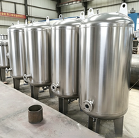 Réservoir sous pression en acier inoxydable 316L HENGYU avec pompe de stockage d'eau, garantie 1 an, tension et dimensions personnalisables