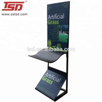 Tapis en bois sur pied pour magasin personnalisé Tapis de porte de voiture Présentoir en tapis sur pied