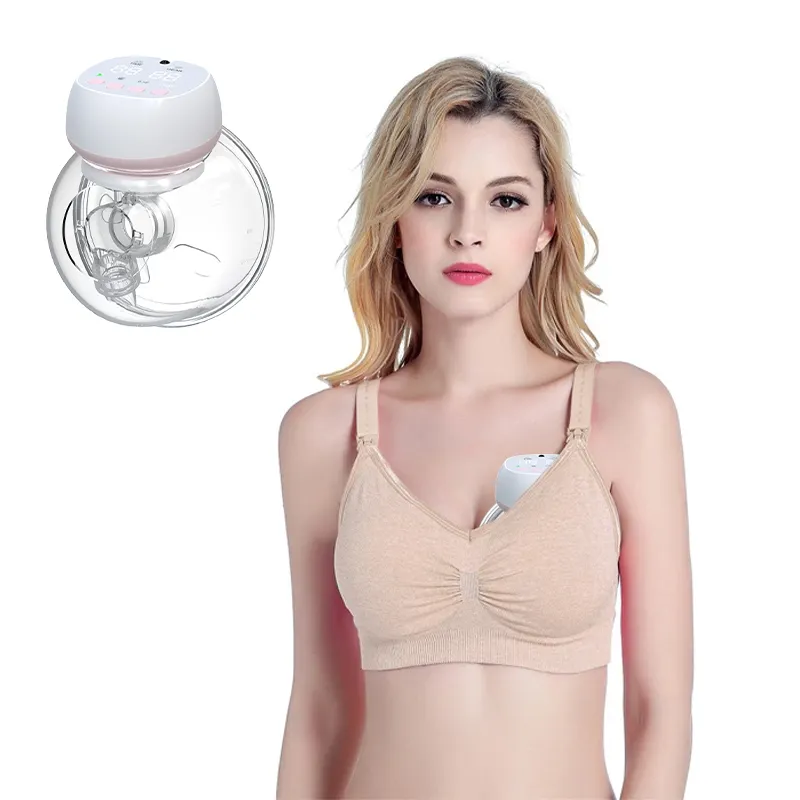 3 modları anti-reflü tasarım elektrikli göğüs pompası taşınabilir ağrısız ve rahat elektronik göğüs pompası silikon Bpa ücretsiz