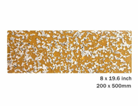 Feuille de carapace de tortue jaune tournesol, acétate de cellulose