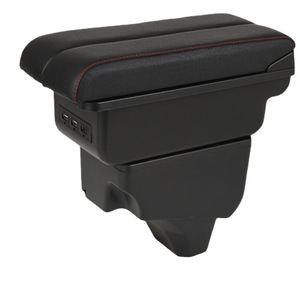 Accoudoir de siège de voiture <span class=keywords><strong>Peugeot</strong></span> <span class=keywords><strong>208</strong></span> <span class=keywords><strong>2019</strong></span>, boîte de rangement, console centrale avant, porte-gobelet pour accoudoir central de voiture - Product Image 1