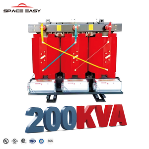 スペースイージー 50kva 150kva 200kva 乾式変圧器 7620v 13200v 120v 240v 自己冷却式二重高電圧 - Product Image 2