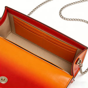 Sac à bandoulière à rabat <span class=keywords><strong>en</strong></span> cuir PU à imprimé fruits dégradé pour femmes, pour les acheteurs <span class=keywords><strong>en</strong></span> gros OEM ODM - Product Image 4