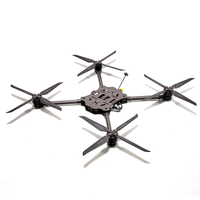 Drone FPV professionnel personnalisable de 18 pouces avec moteur brushless haute performance, système d'alimentation et double support de batterie
