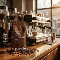 Ambachtelijk koffiemerk groothandel op maat bedrukte 8-zijdige verzegelde koffiezak met eenrichtingsventiel