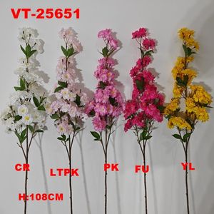 2025 Le plus récent spray de cerises artificielles en polyester de 94cm - Product Image 4