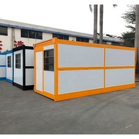 Cabine pliable de 20 pieds de long, kit de cabine pliable prédestinée à un usage domestique ou privé pliable, modèle bigoudis plats