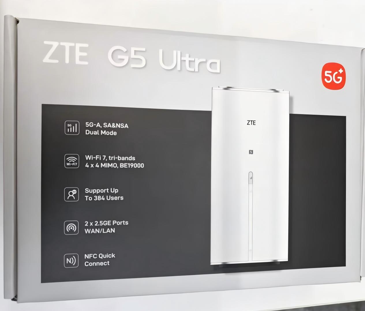 ZTE G5 Ultra 5G Router - Fast, Secure, and Versatile
