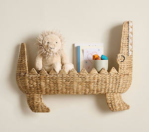 Étagère murale marron bohème pour la décoration de la chambre des enfants Étagères décoratives pour la maison des enfants pour accrocher le motif d'anniversaire - Product Image 1