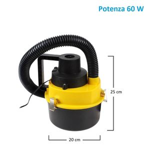 Aspirateur à main 3,5 L 60 W avec adaptateurs pour utilisation en voiture - Product Image 2