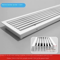 Fourniture directe d'usine moderne en alliage d'aluminium recto-verso Win persienne accessoires de victoire arrière ouverts à la main volets de plantation verticaux