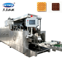 Nouvelle ligne de production automatique de gaufres et biscuits à haute capacité, norme européenne, four de cuisson 35000 pièces/heure pour l'industrie alimentaire