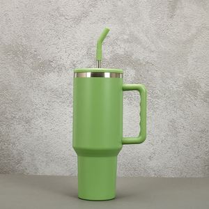 40oz H3.0 <b>Handle</b> <b>Travel</b> Car Tumbler Stainless Vacuum <b>Mug</b> Lid Straw Non-Slip ODM Custom Brand - Product Image 2